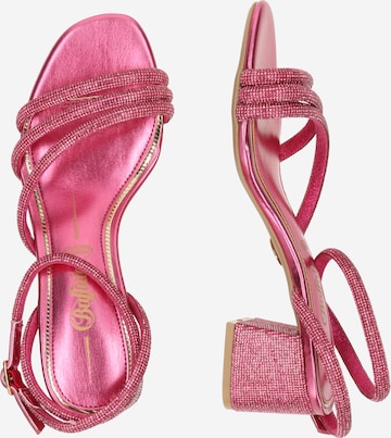 BUFFALO Sandalen met riem 'LILLY SPARK' in Roze