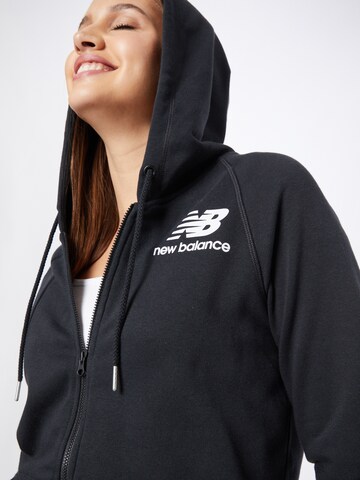 new balance Sweat jacket in Black