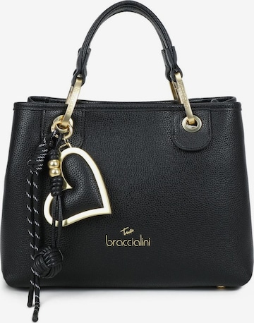 Borsa a mano 'Beth' di Braccialini in nero: frontale