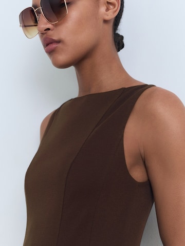 MANGO Dress 'SICILY' in Brown
