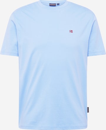 NAPAPIJRI Shirt 'SALIS' in Blauw: voorkant