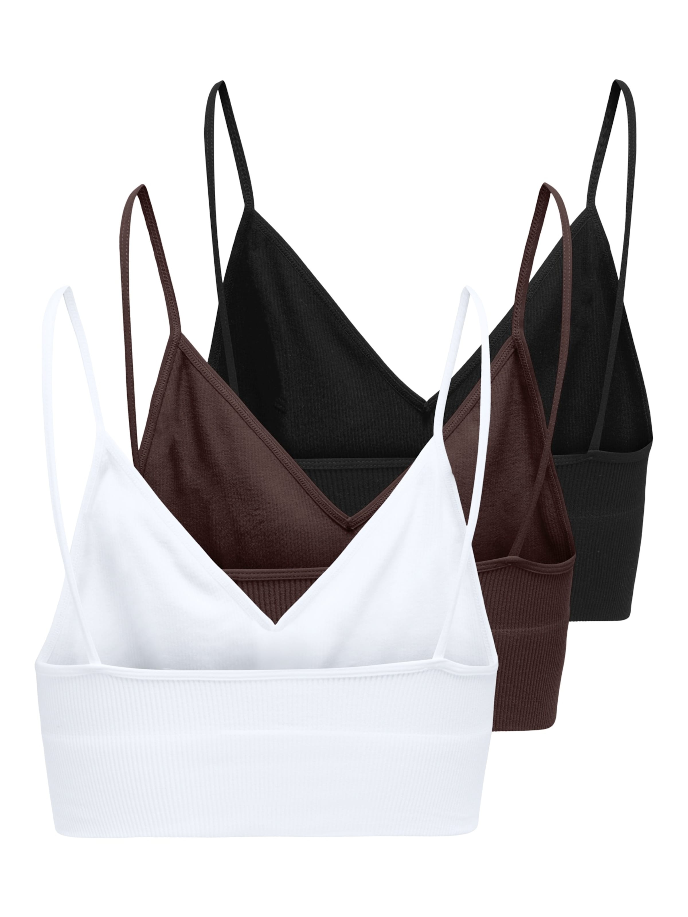 ONLY Bustier BH 'ONLVICKY' in Braun