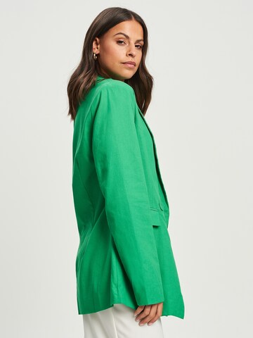 Tussah Blazer 'LIANA' in Green