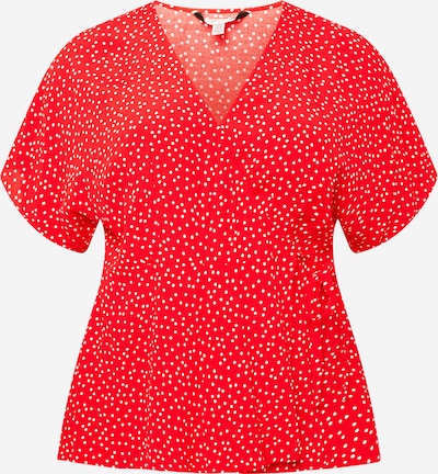 Forever New Curve Shirt in rot / weiß, Produktansicht