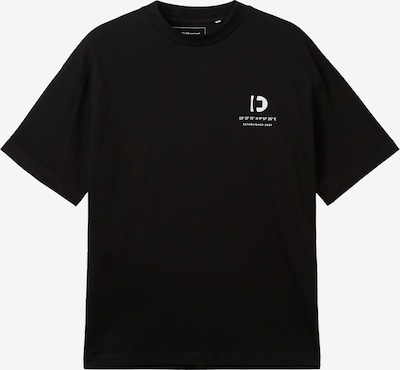 TOM TAILOR DENIM T-Shirt en noir / blanc, Vue avec produit