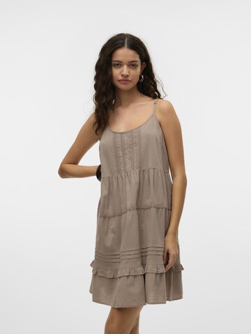 VERO MODA Dress 'VMPretty' in Grey: front