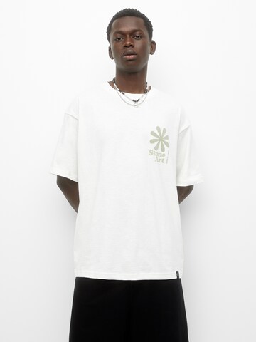 Pull&Bear Shirt in Weiß: Vorderseite