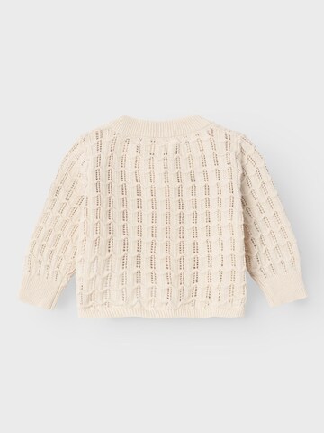 NAME IT Knit Cardigan in Beige