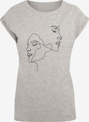 T-shirt Mister Tee en gris : devant