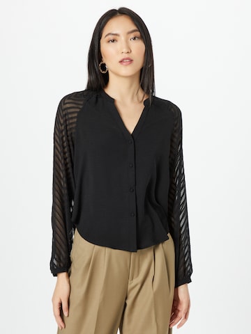 Camicia da donna 'LISA' di ONLY in nero: frontale
