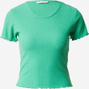 ONLY Shirt 'Emma' in Groen: voorkant