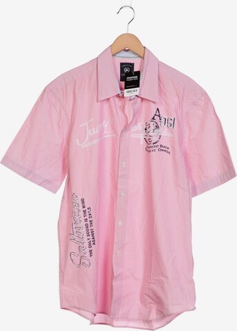 LERROS Button Up Shirt in XXL in Pink: front