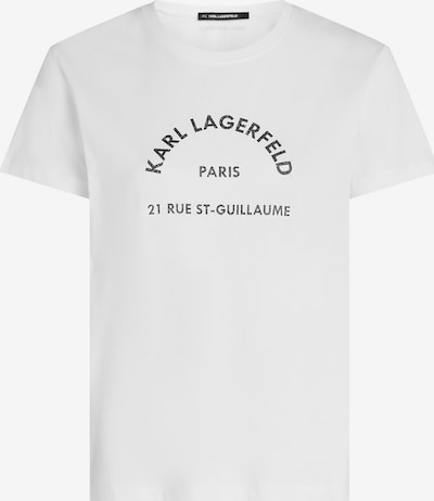 Marškinėliai 'Rue St-Guillaume' iš Karl Lagerfeld, spalva – juoda / balta, Prekių apžvalga