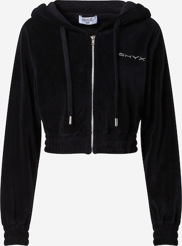 SHYX Sweatjacke 'Fame' in Schwarz: predná strana