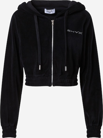 SHYX Zip-Up Hoodie 'Fame' in Black: front