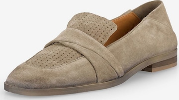 Felmini Wide Fit Slipper in Beige: Vorderseite