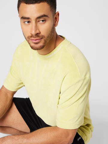 Calvin Klein Jeans Тениска в жълто