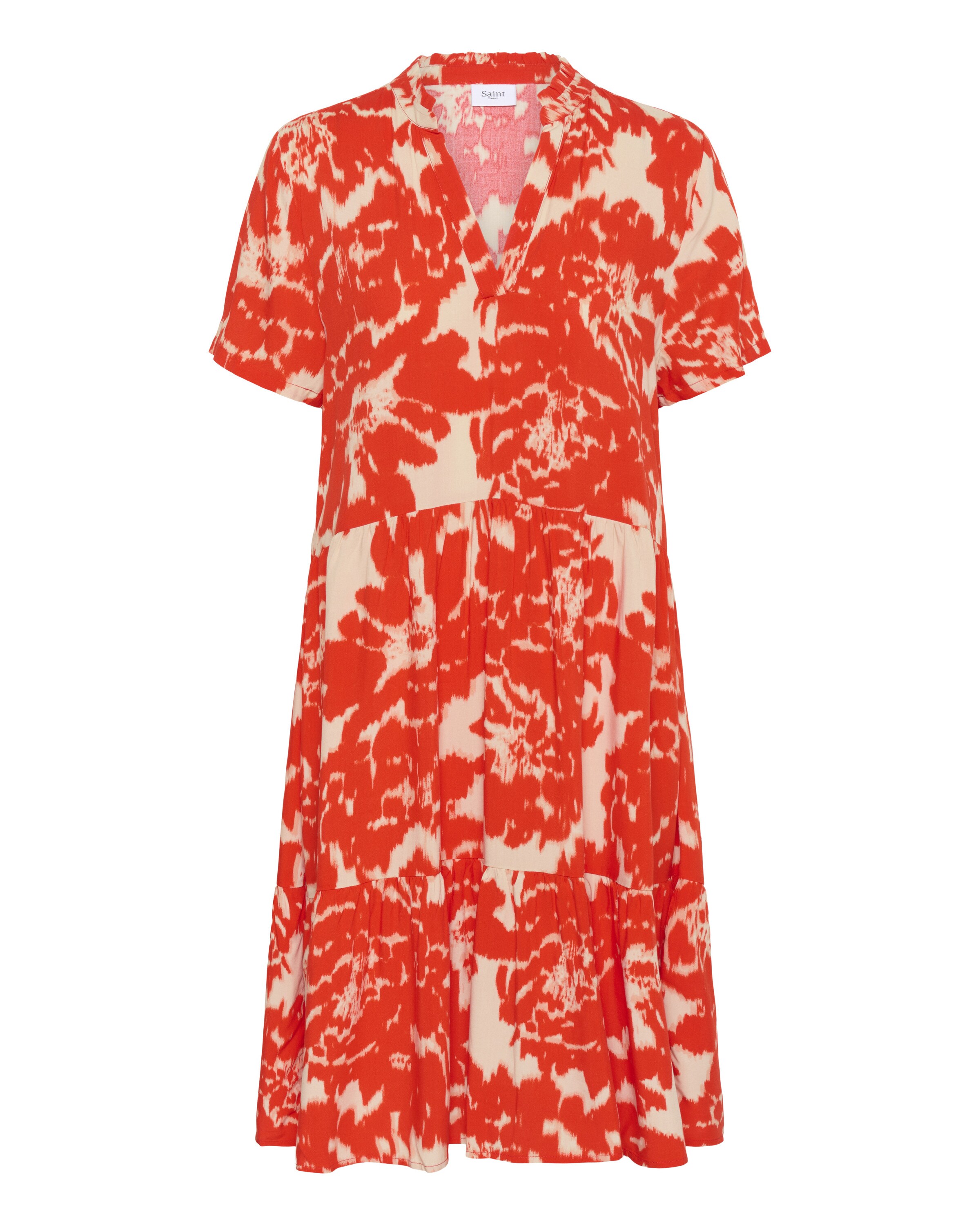 SAINT TROPEZ Kleid 'Eda' in Rot: Vorderseite