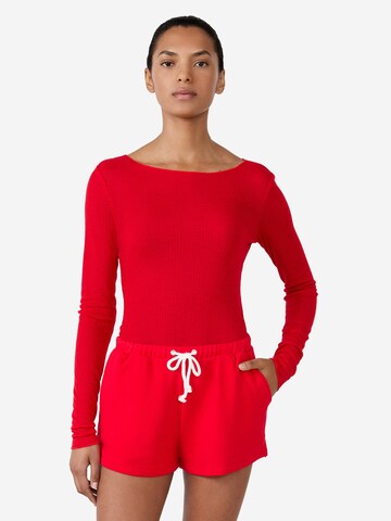 ETAM Pyjamashorts in Rot