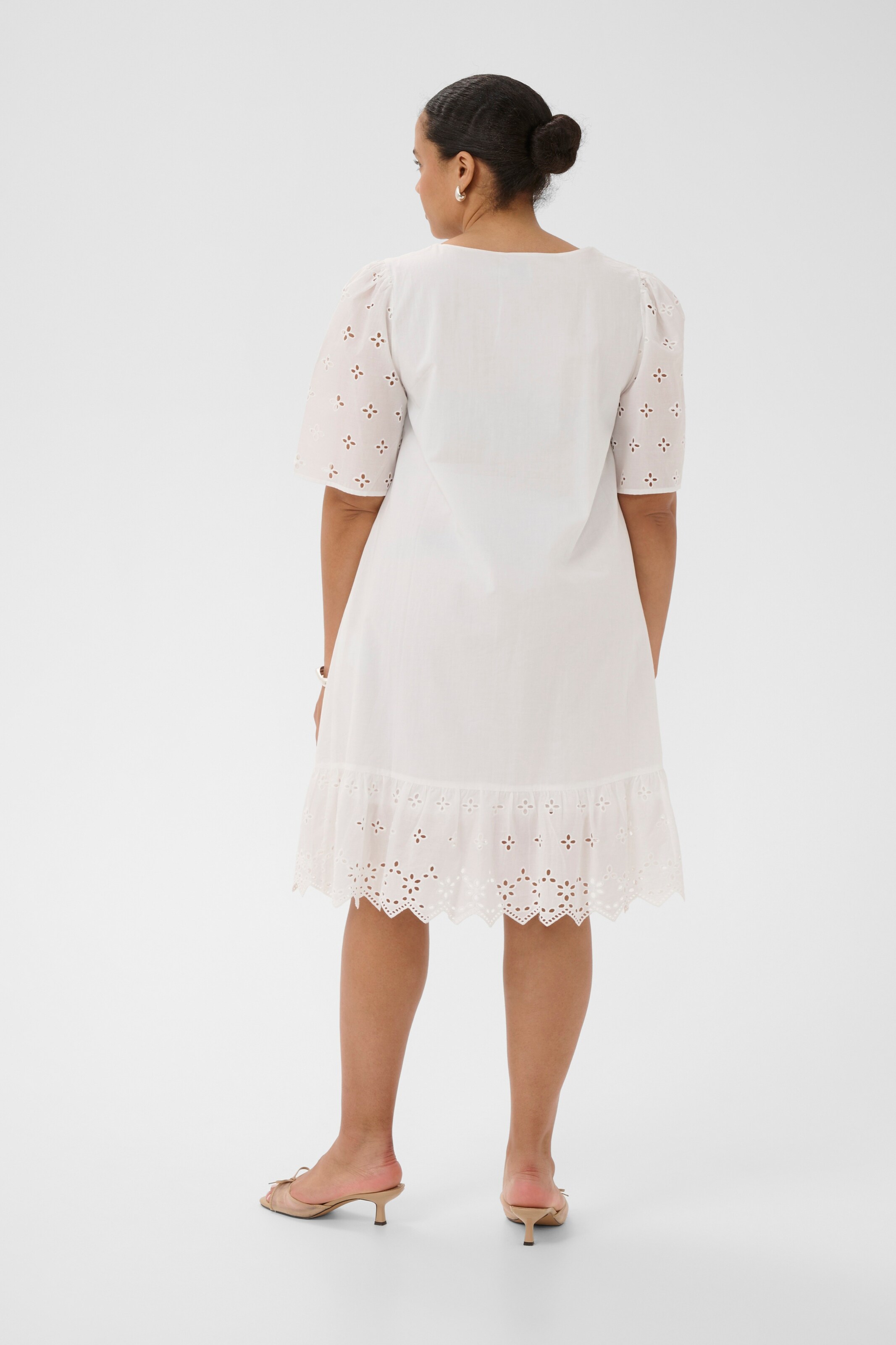 Robe 'KCmally' KAFFE CURVE en blanc