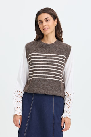 Fransa Pullover in Braun: Vorderseite