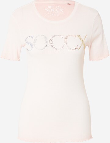 Soccx Shirt 'HO:LLY' in Oranje: voorkant