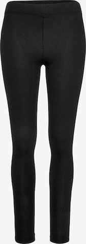FLASHLIGHTS Skinny Leggings in Schwarz: Vorderseite