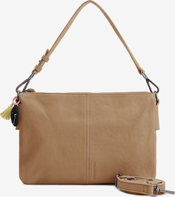 FREDsBRUDER Schoudertas 'Take A Smile' in Bruin: voorkant