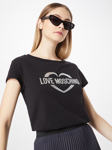 T-shirt 'MAGLIETTA' Love Moschino en noir