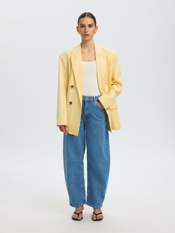 SELECTED - Ropa ancha Vaquero 'SLFAne-Kori' en azul: frente