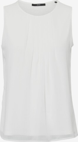 zero Blouse in White: front