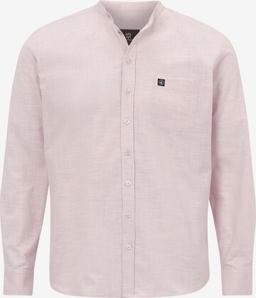 Jan Vanderstorm Regular fit Button Up Shirt in Pink: front