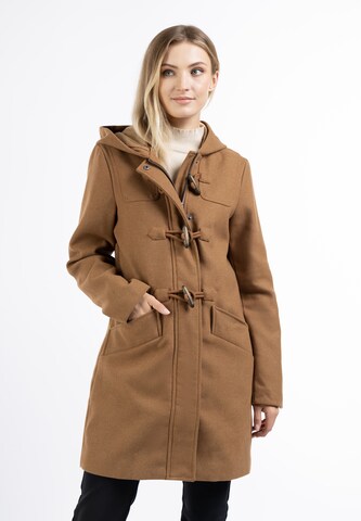 Manteau d’hiver DreiMaster Klassik en marron : devant