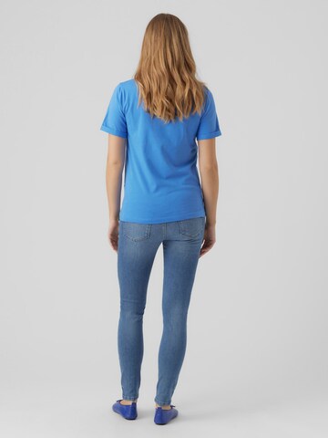 MAMALICIOUS T-shirt 'New Eva' i blå