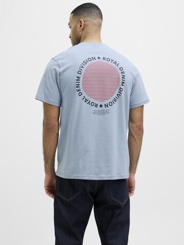 T-Shirt R.D.D. ROYAL DENIM DIVISION en bleu : devant