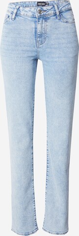 PIECES Regular Jeans 'KELLY' in Blauw: voorkant