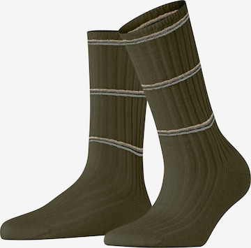 FALKE Socken 'Cosy Wool Special Edition' in Grün: Vorderseite