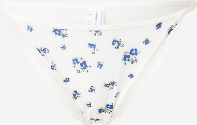 Slip Samsoe Samsoe pe crem / albastru regal / verde deschis / negru / alb, Vizualizare produs