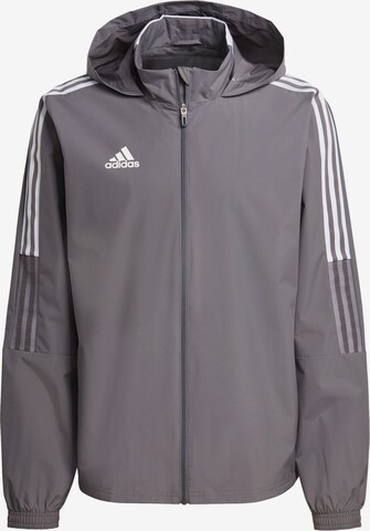 Vestes d’entraînement 'Tiro 21' ADIDAS SPORTSWEAR en gris : devant