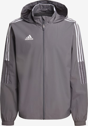 Vestes d’entraînement 'Tiro 21' ADIDAS SPORTSWEAR en gris : devant