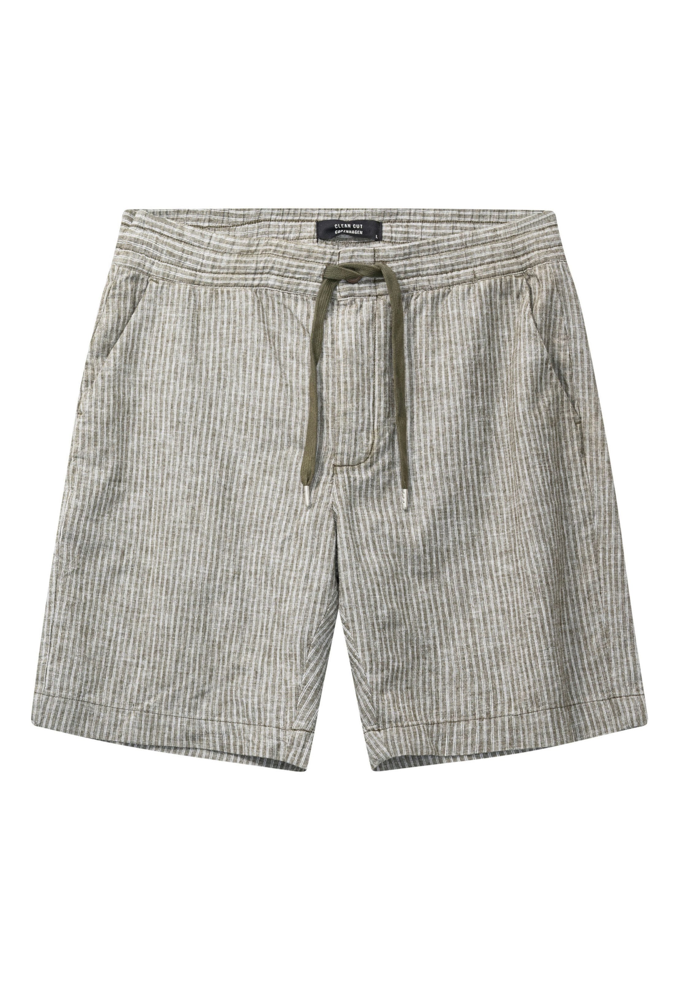 Clean Cut Copenhagen Regular Broek 'Barcelona Luca' in Groen: voorkant