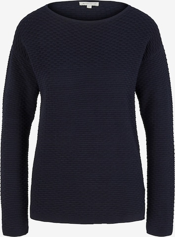 TOM TAILOR Sweater in Blue: front