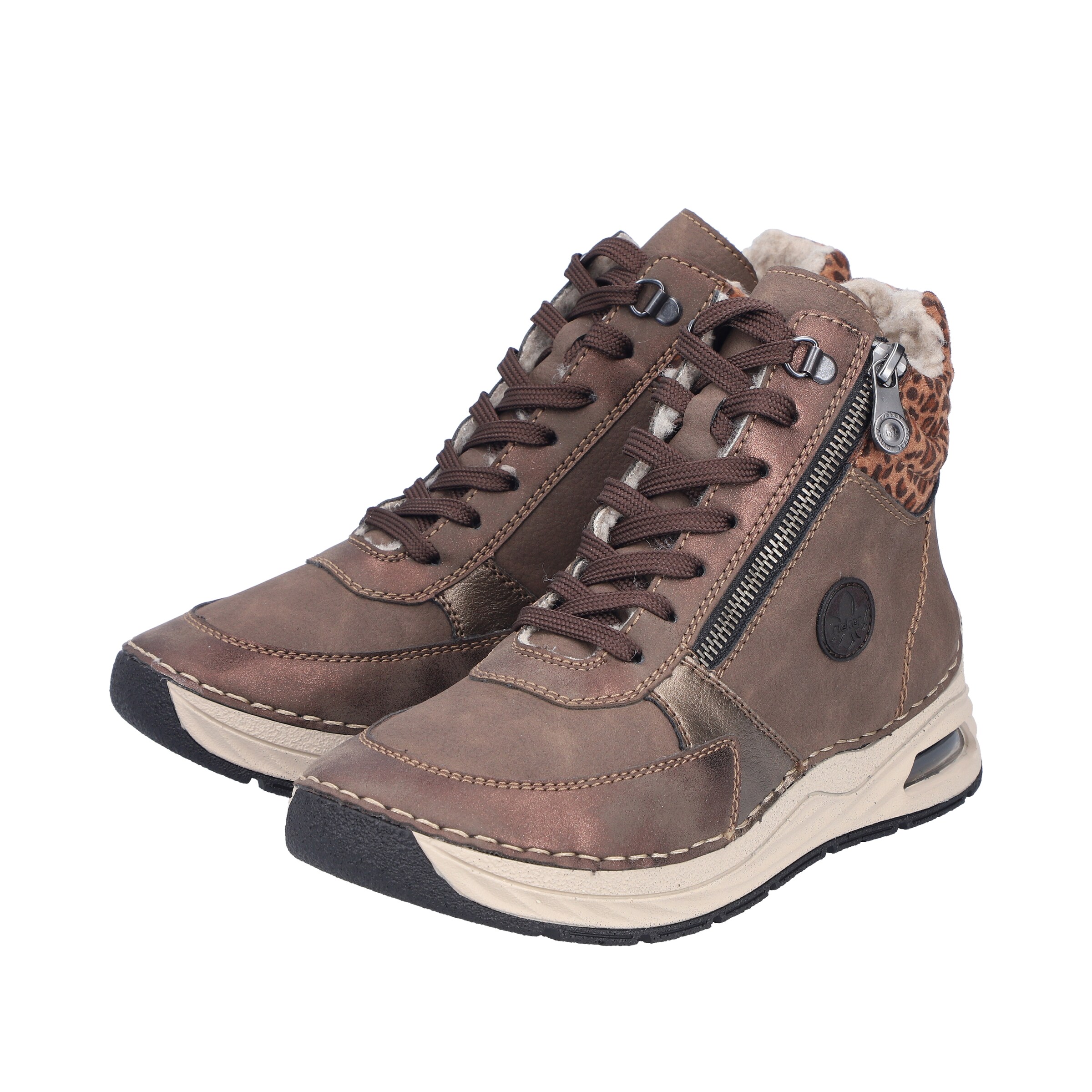 Bottes à lacets '44565' Rieker en marron