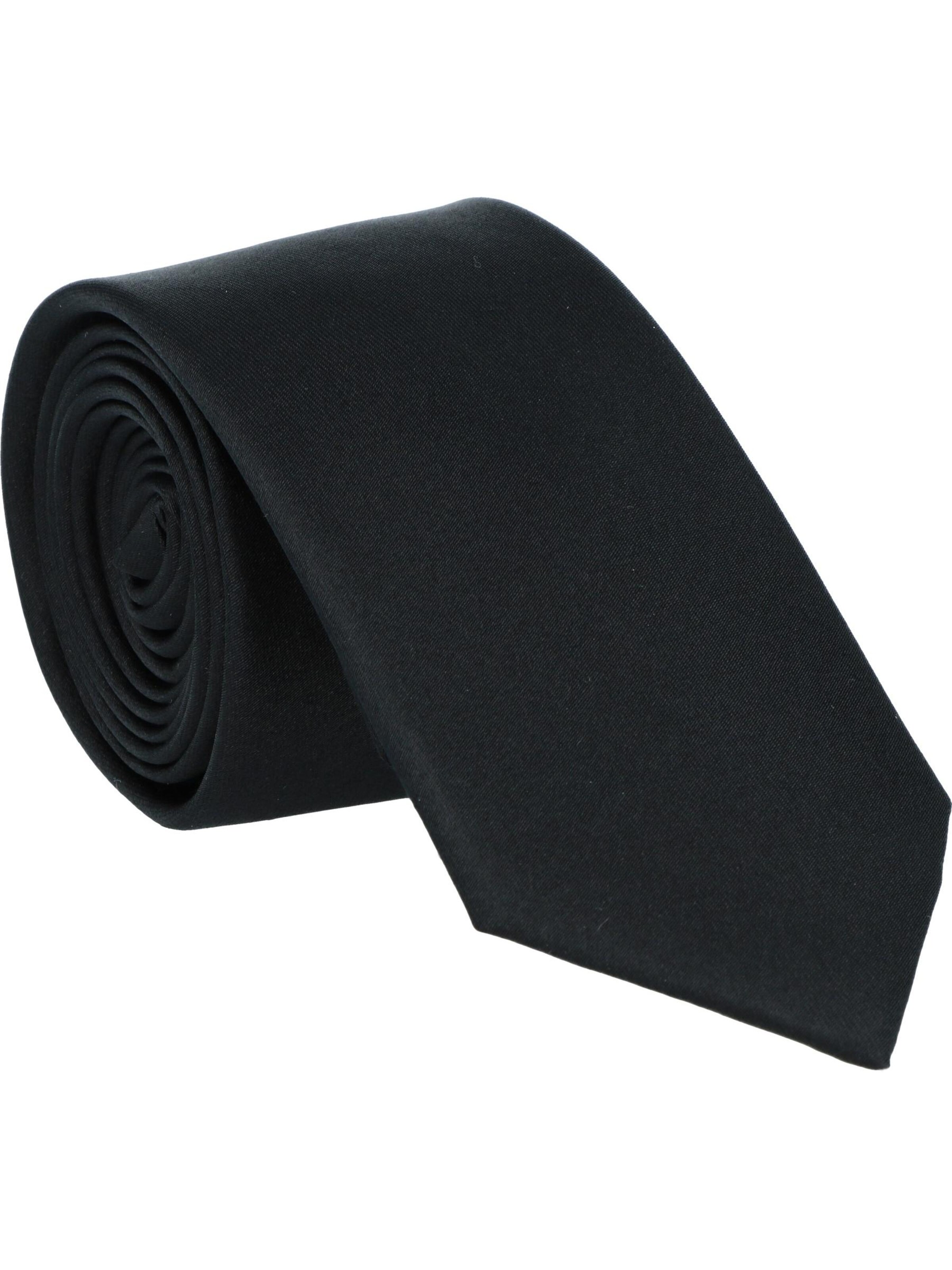 WILLEN Tie 'Uni de Luxe' in Black