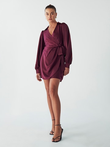 Willa - Vestido de cocktail 'Pearl' em vermelho