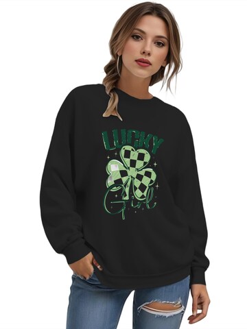 Felpa di GORHEY in nero: frontale