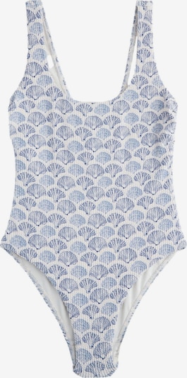 Next Muotoileva uimapuku värissä vaaleansininen / valkoinen, Tuotenäkymä