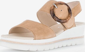 GABOR Sandals in Beige: front