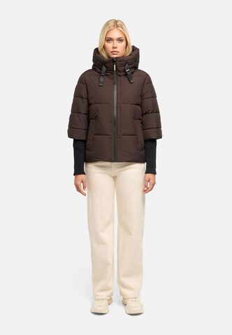 NAVAHOO Winterjas 'Lotusherz XIV' in Bruin