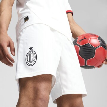 PUMA Regular Sports trousers 'SporthoseAC Milan 24/25' in White